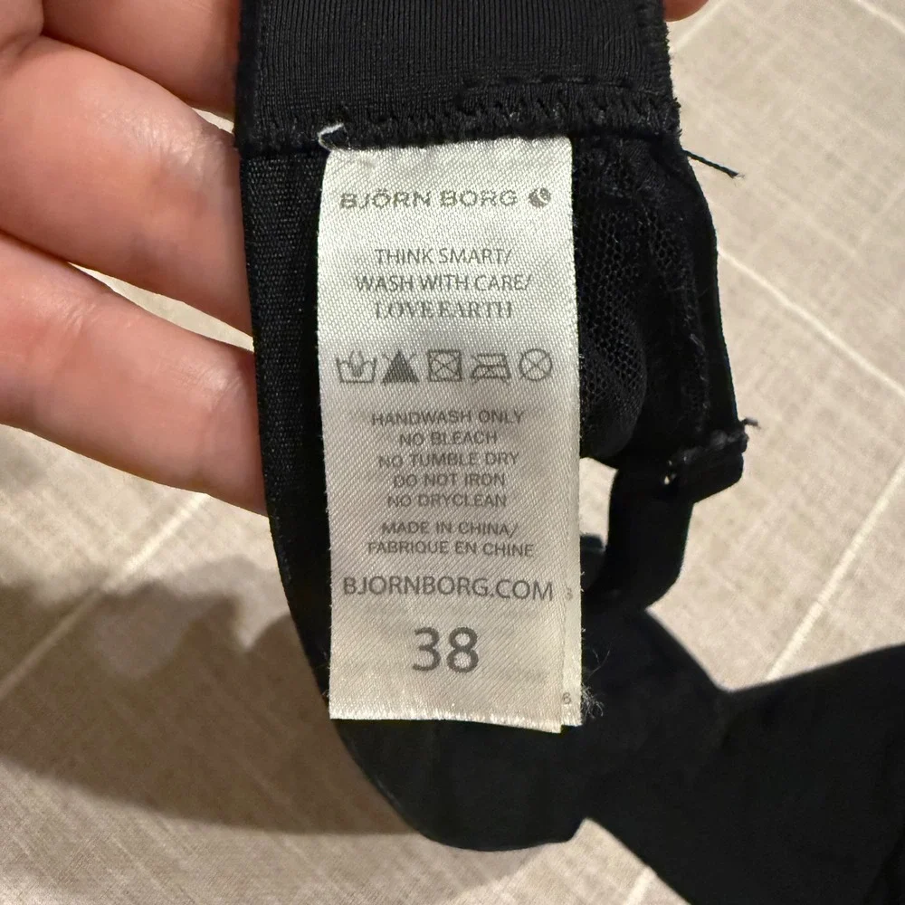 Bjorn Borg Bralette Bundle Black Beige 2PK Sleep Lounge Size 38
